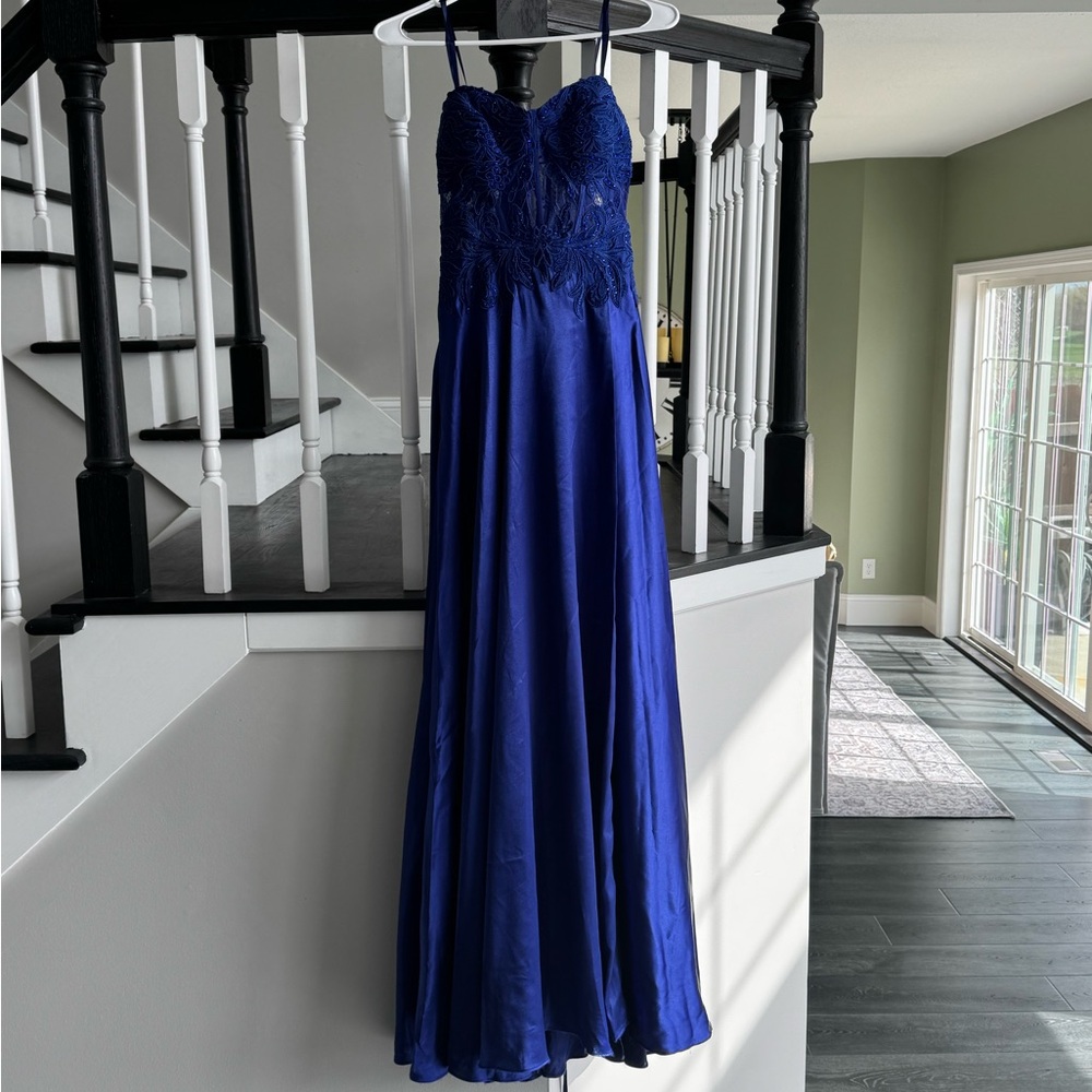 Elegant Blue Gown
